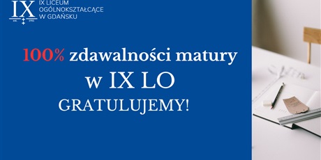 100% zdawalności matury